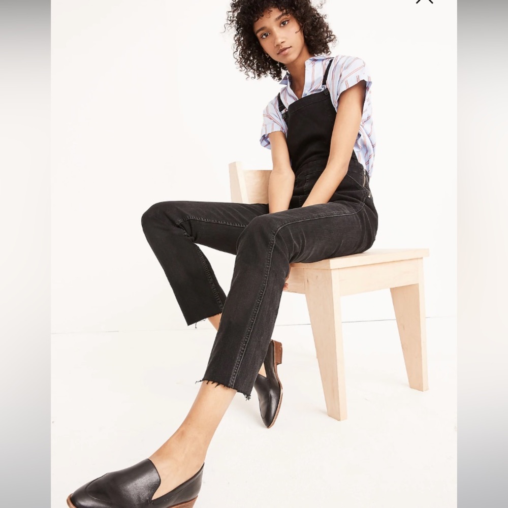 Skinny Overalls in Lunar Wash